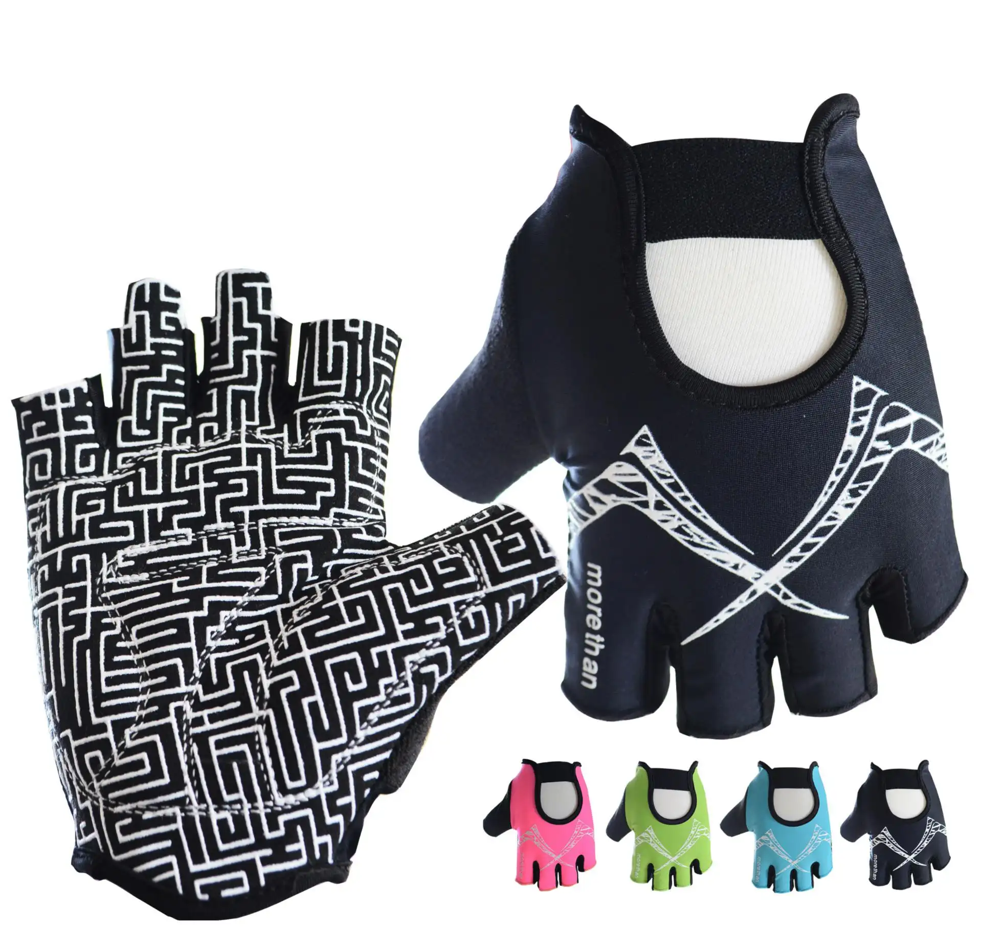 Silicone non-slip professional yoga fitness gloves