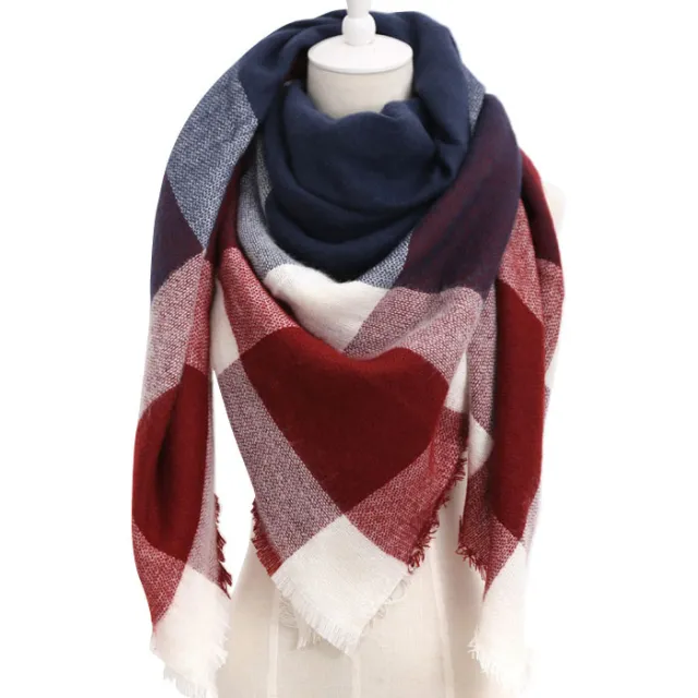 Triangle scarf Navy - Shop at LoveMi
