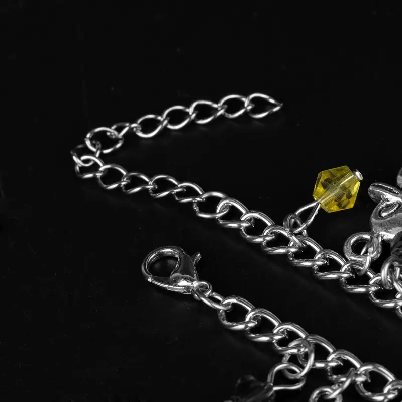 Round crystal bead bracelet