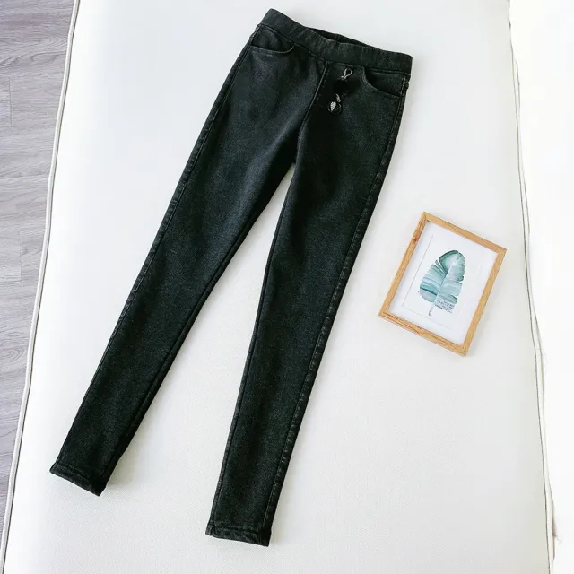 Women's denim leggings Black - Shop at LoveMi