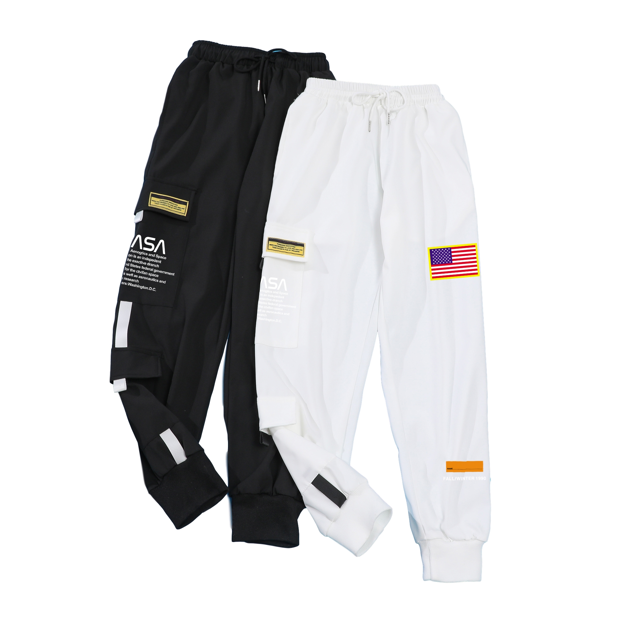 Spring And Autumn Korean Casual Hip-Hop Overalls