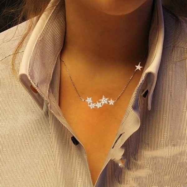 Sweet Accessories Female Clavicle Chain Simple Pendant Short