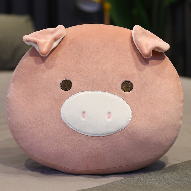 Pink pig pillow