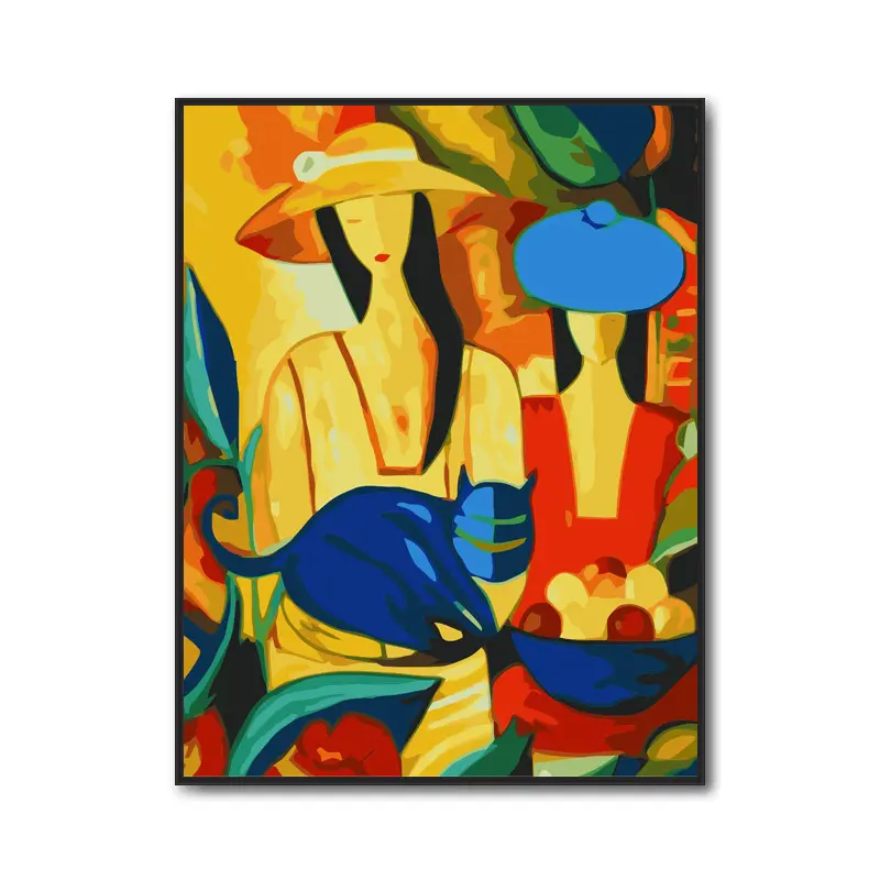 Digital oil Painting Diy Abstract Hand Drawn