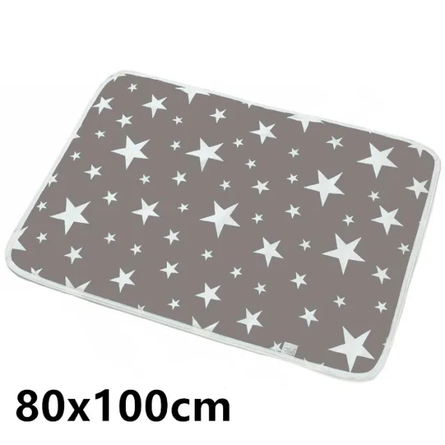 Cartoon waterproof, breathable and washable changing pad 8Style 80X100Cm - Shop at LoveMi