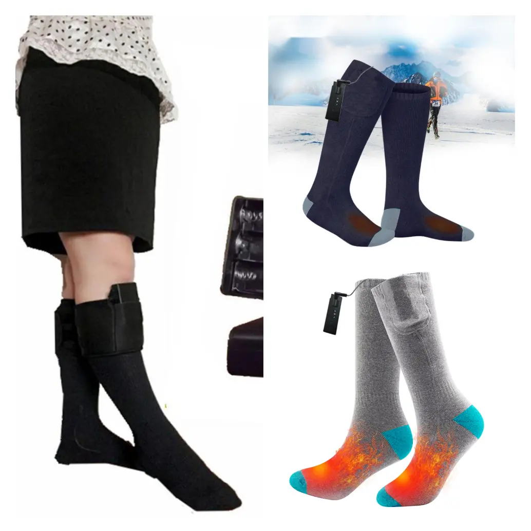 Electric heating socks foot warmer charging warming