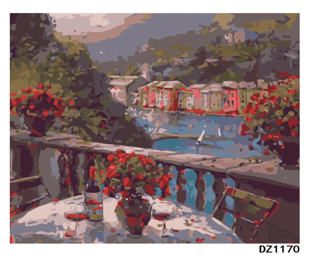 DIY Handmade World Famous Paintings By Numbers - Kz1170