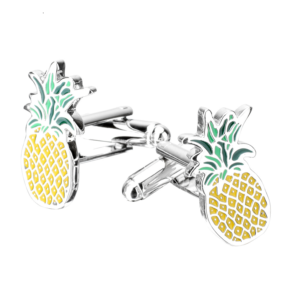 Pineapple Shaped Copper Cufflinks, picture 3 of 4