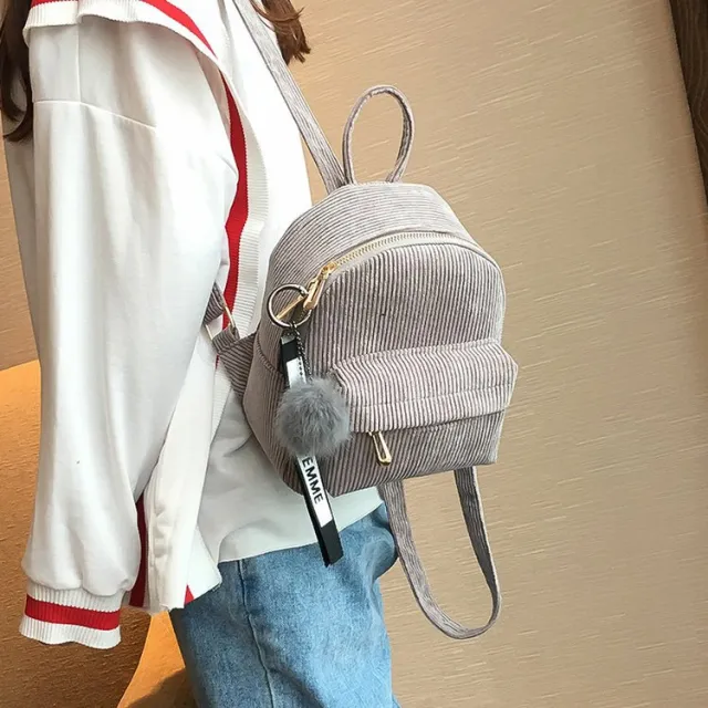 Trendy mini backpack Grey - Shop at LoveMi