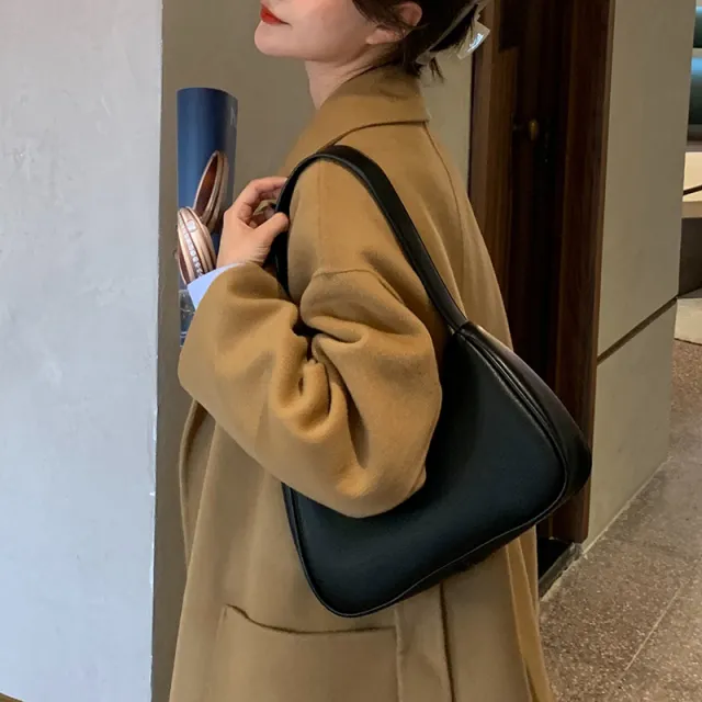 Female Vintage Hand Carrying Underarm Bag Black - Shop at LoveMi