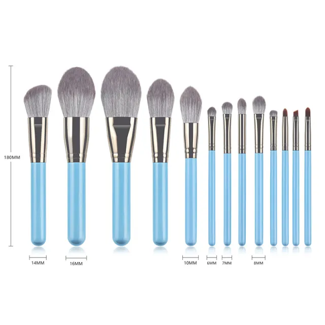 13 makeup brush sets Blue - Shop at LoveMi