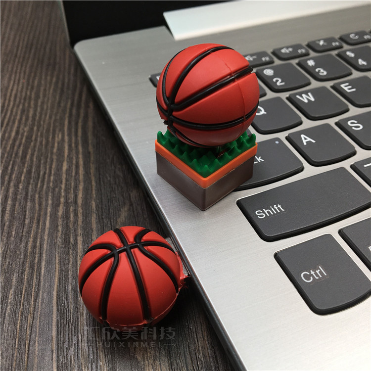Creative Cartoon Basketball U Disk Basketball Round U Disk Basketball — foto 4
