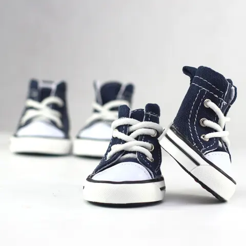 Pet Cowboy Canvas Shoes for Dogs