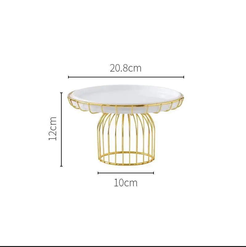 European style cake rack in wedding dessert table - Cake Plate Small Size