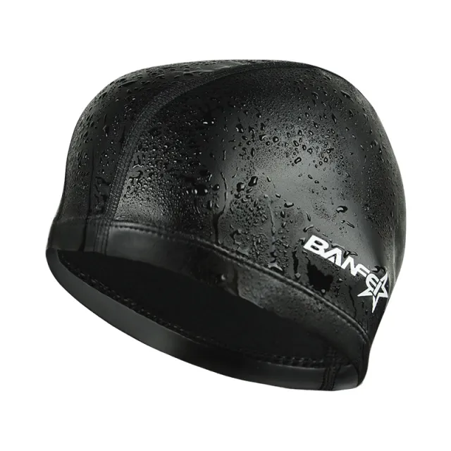 Waterproof swimming cap Black - Shop at LoveMi