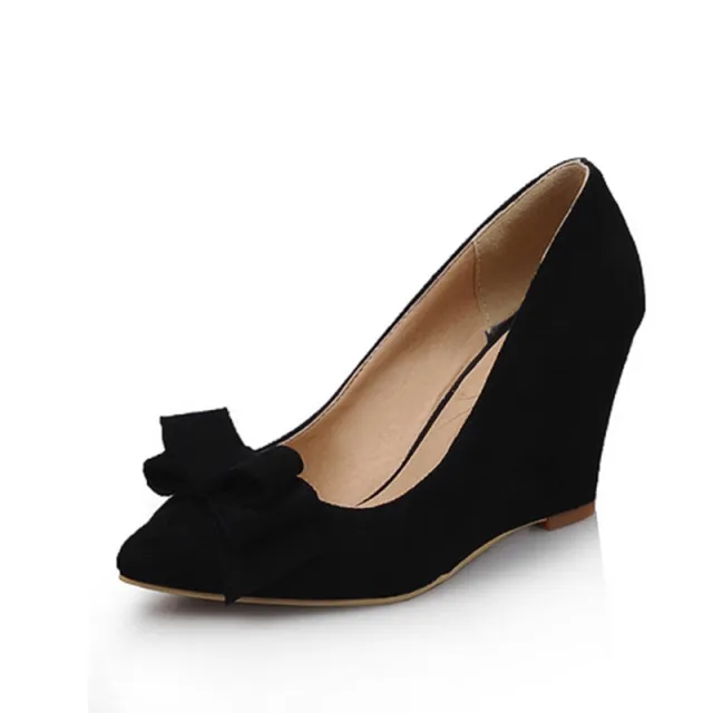 Frosted bow high heels Black - Shop at LoveMi