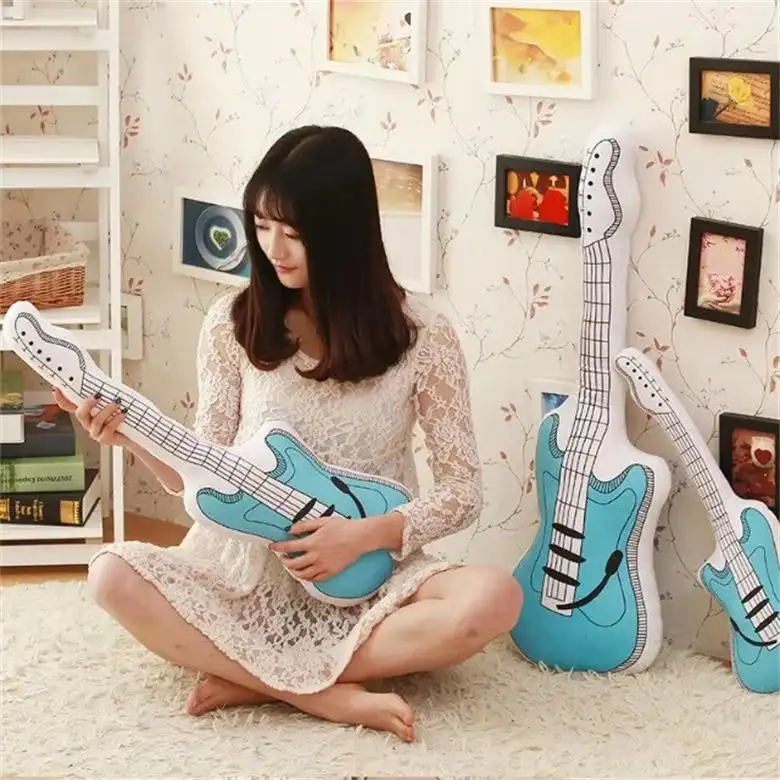Simulation Guitar Plush Toys Children's Creative Sofa Pillow