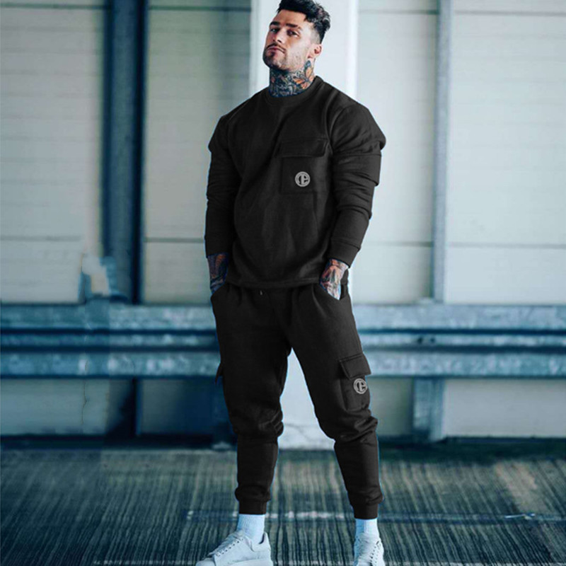 Men's casual sports tooling suit