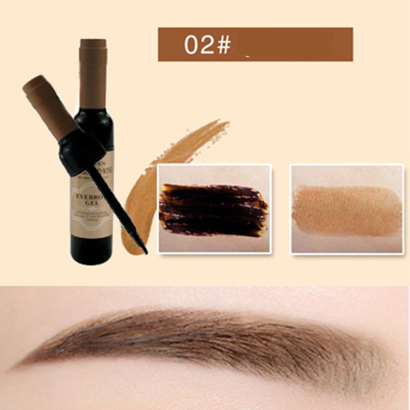 Red Wine Bottle Tearing Eyebrow Cream Lasting 2Colour - Shop at LoveMi