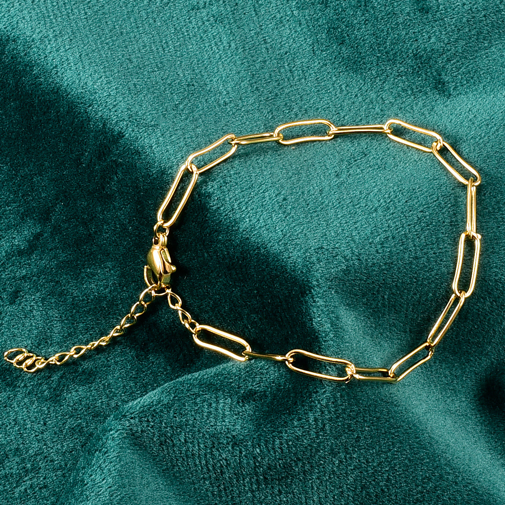 Simple chain chain square brand bracelet