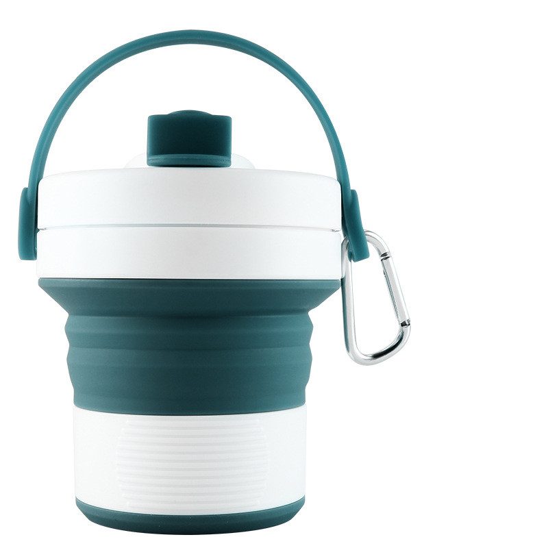 Portable Silicone Folding Coffee Cup Dark Green - Shop at LoveMi