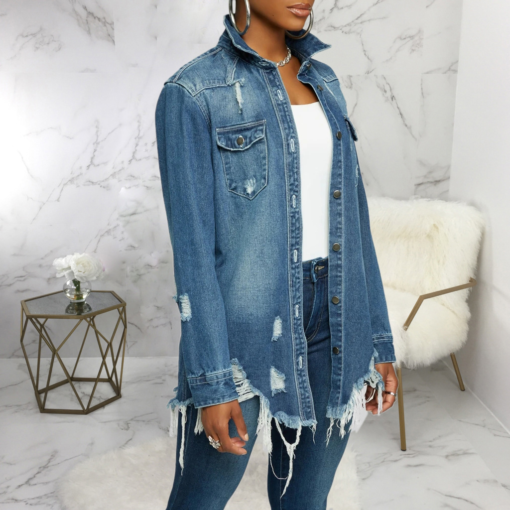 Fashion women's denim jacket