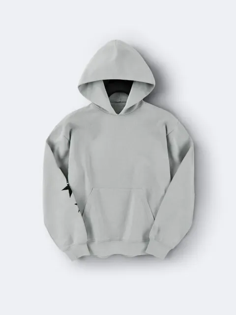 Original Gray Star Graffiti Hoodie