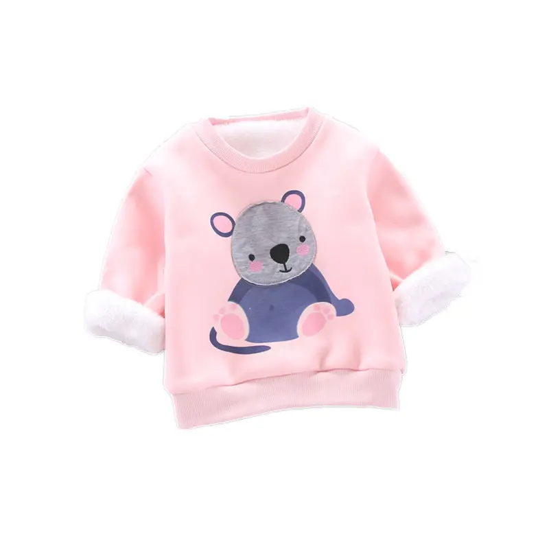 Children's Printed Sweater New Boys and Girls Long-Sleeved Bottoming