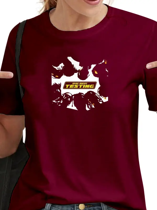 Round neck short sleeve T-shirt