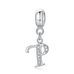 Snake bone bracelet charm - P - View 1