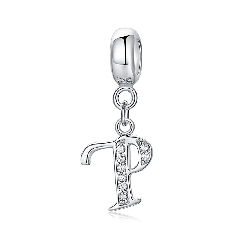 Snake bone bracelet charm - P