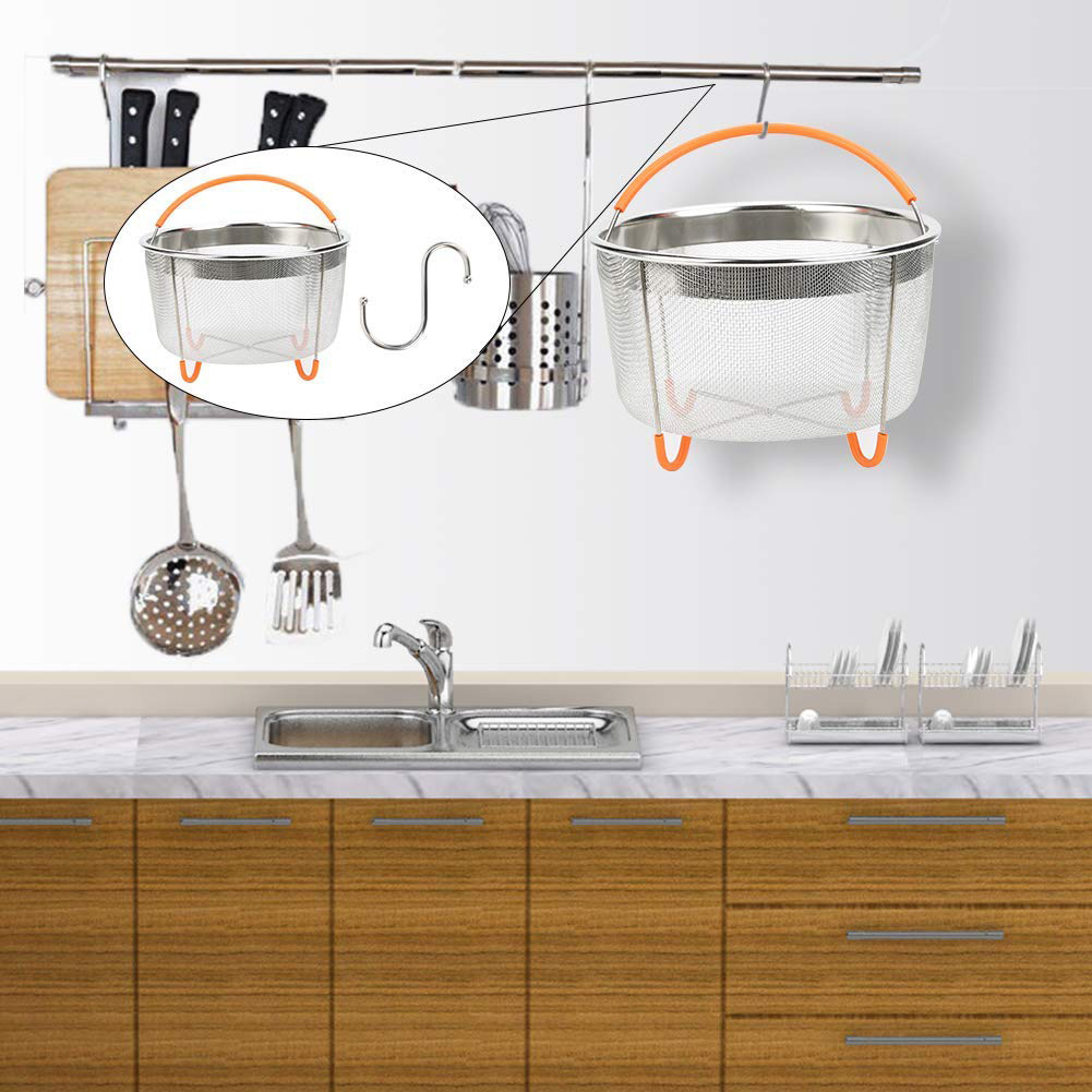 304 Stainless steel 6 quart steaming basket