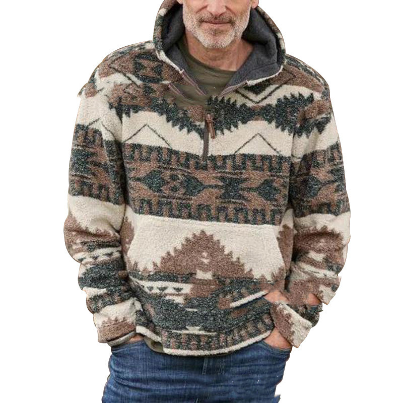 European and American New Style Foreign Trade Casual Hooded Long-Sleeved Sweater