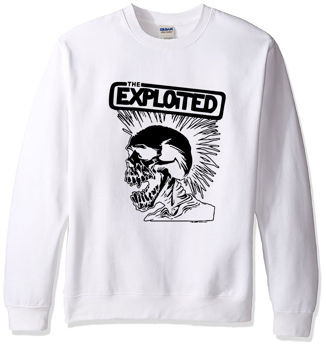 Men's Autumn And Winter Sweater Long-Sleeved Plus Velvet Hip-Hop Top