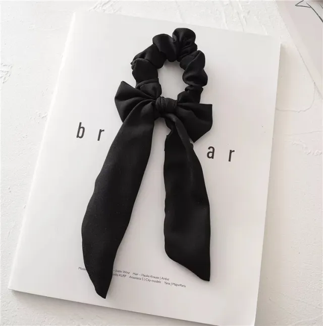 Bowknot chiffon streamers take the lead Black - Shop at LoveMi