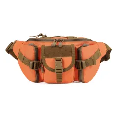 Outdoor military fan tactical belt bag - Orange - View 1