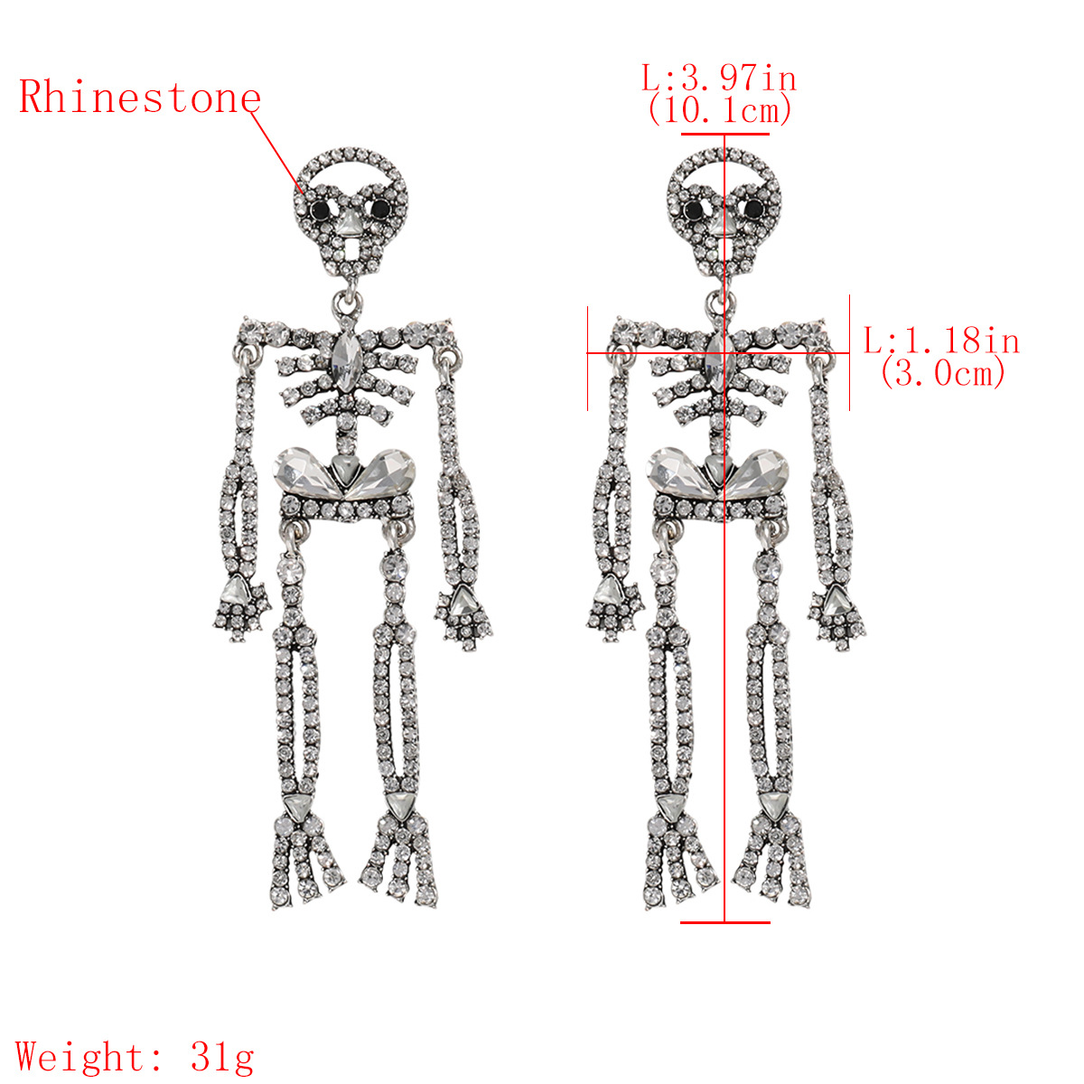 Women's Personality Creative Acrylic Diamond Earrings