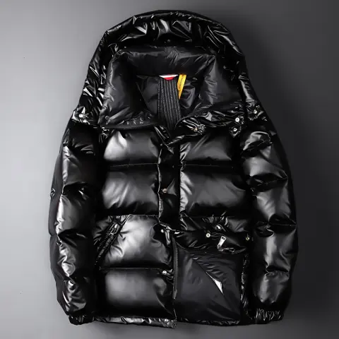 Glossy Down Jacket for Young Men and Women Couples