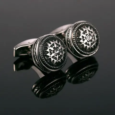 Business Dress Cufflinks French Diamond