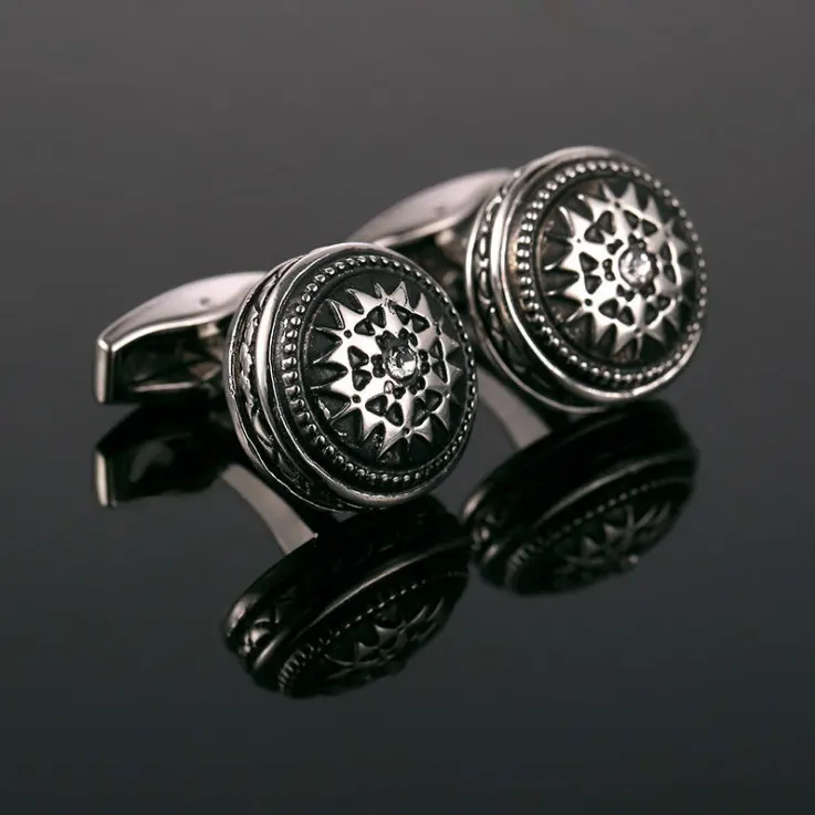 Business Dress Cufflinks French Diamond