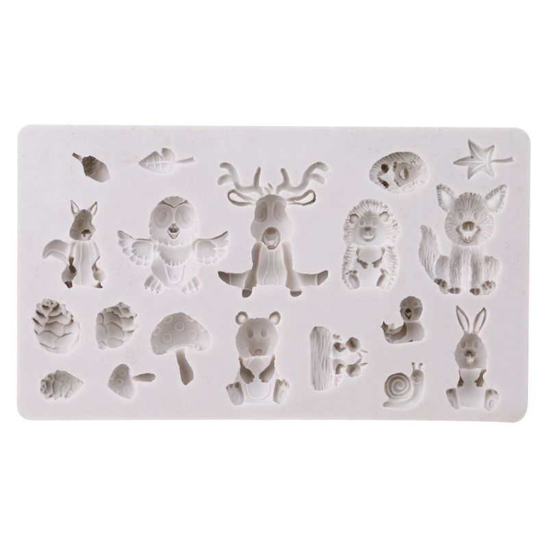 Squirrel Fondant Silicone Mold, picture 2 of 4