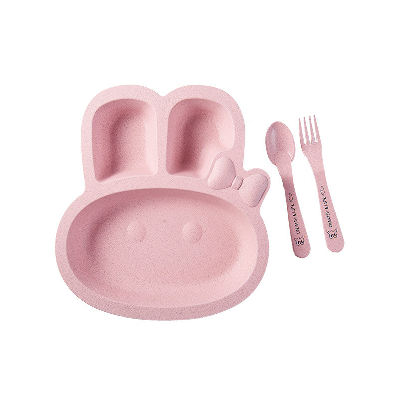 Household Wheat Fiber Tableware For Children