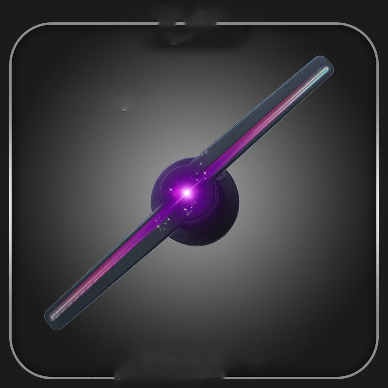 Wifi Control Naked Eye 3D Fan Holographic Advertising Machine