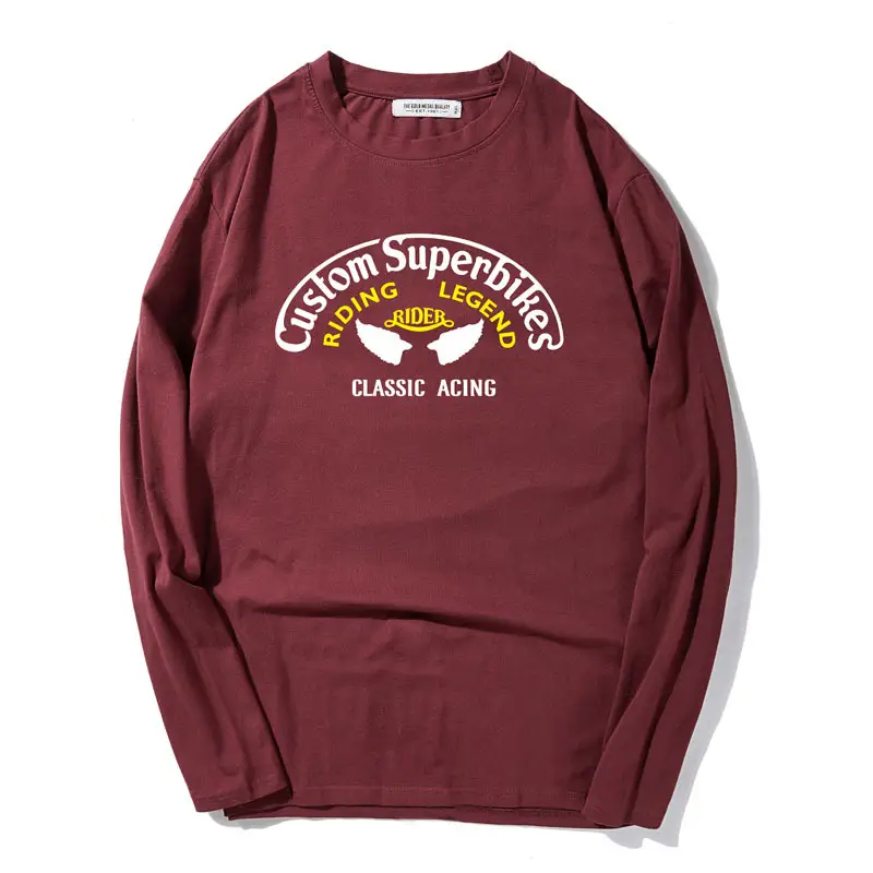 Large Size Fashion Loose Letter Men's Bottoming Shirt