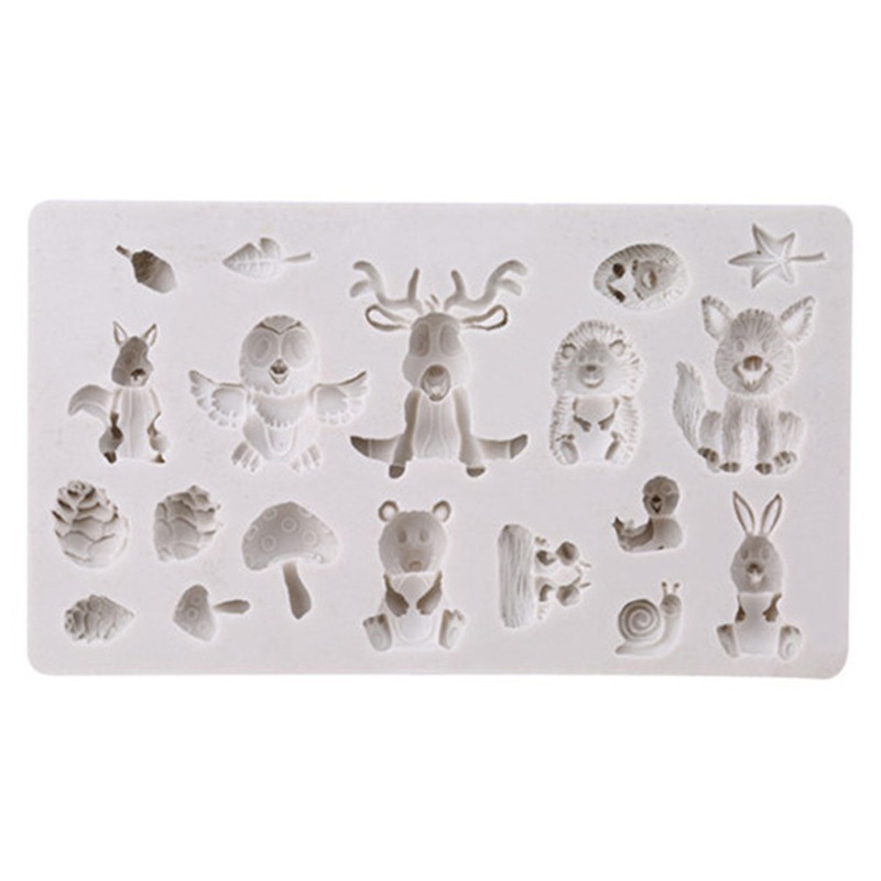 Squirrel Fondant Silicone Mold