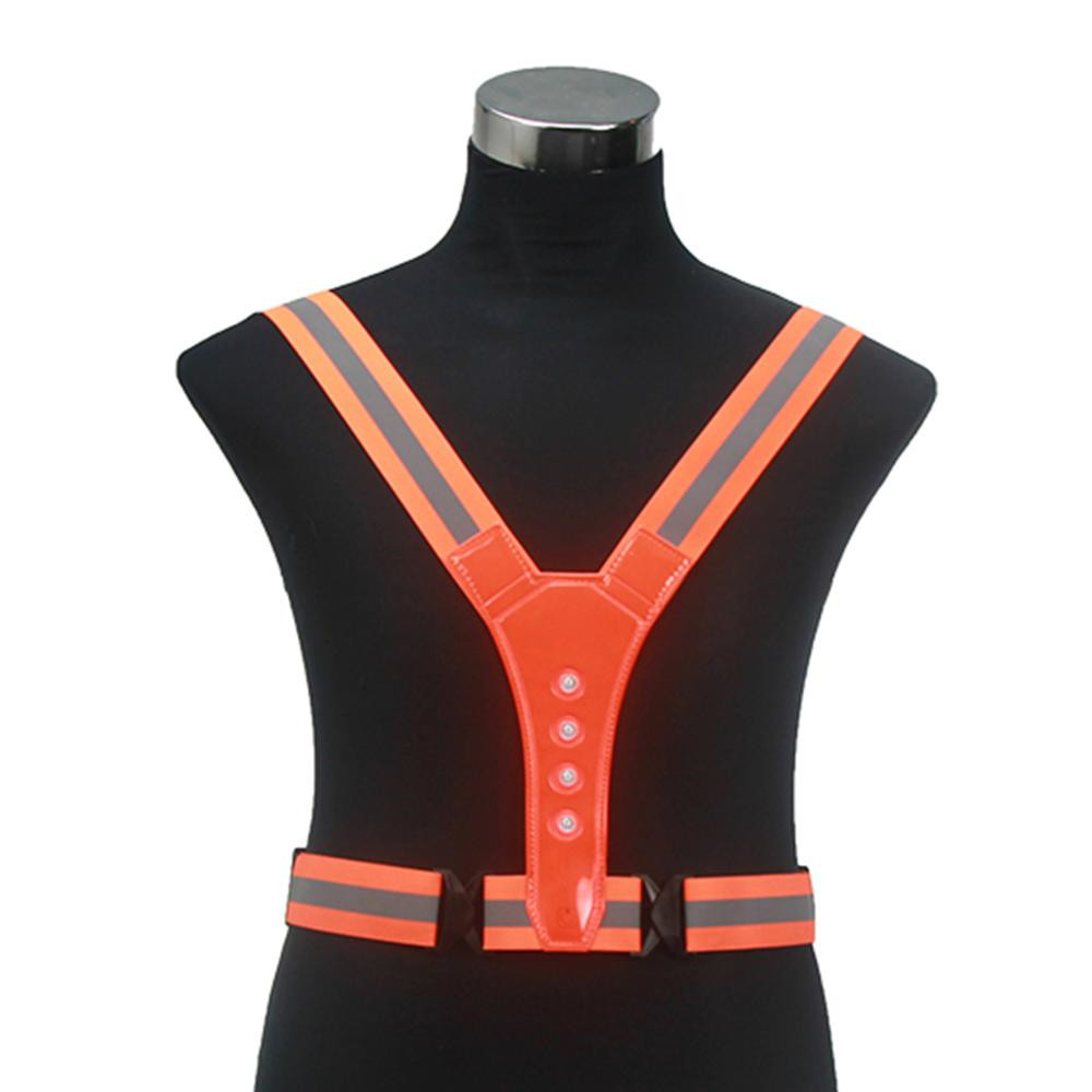 Luminous Reflective Vest LED Elastic Sports Reflective