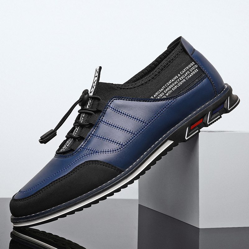 أحذية بريطانية شكل دائري للعمل والموضة الكاجوال