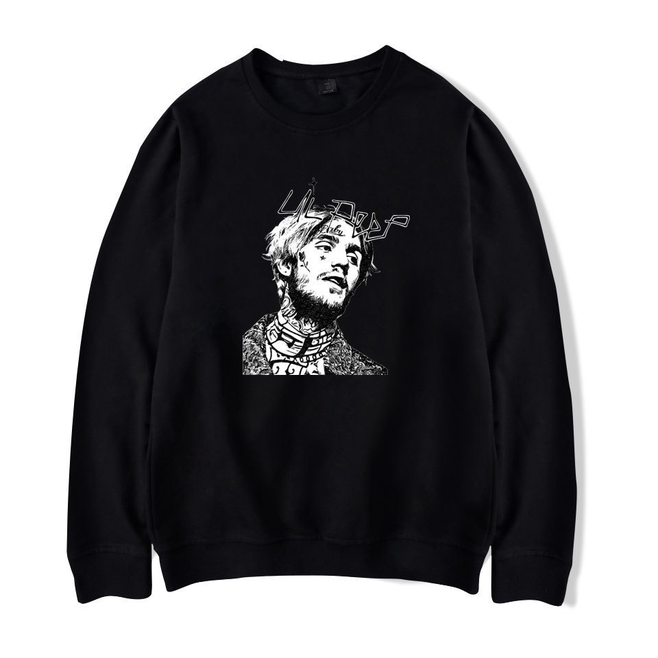 Fleece crew neck sweater Lil peep