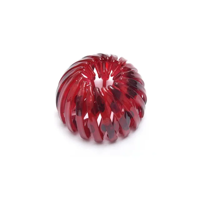Korean Version Of Ins Fashion Flower Bud Ball Head Hair Iron Red - Shop at LoveMi