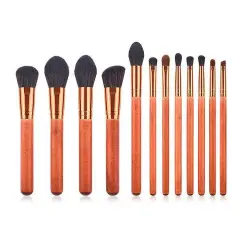 makeup brushes set - Red - View 1